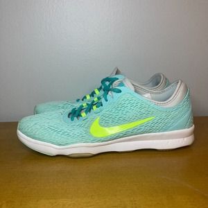 Nike Training Zoom Fit Women's Running Shoes Size 7.5 Mint Green 7046 58-300